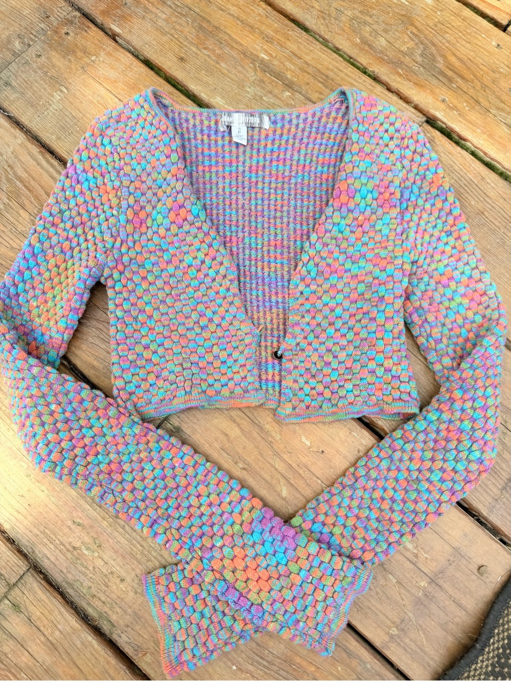 Urban Outfitters Women’s Knitted Cropped Cardigan Size Small